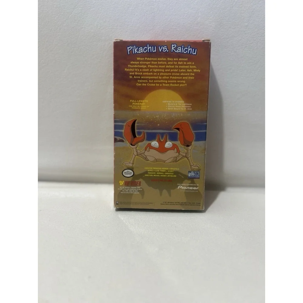 Vintage Pokemon‎ Thunder Shock (VHS, 1999)